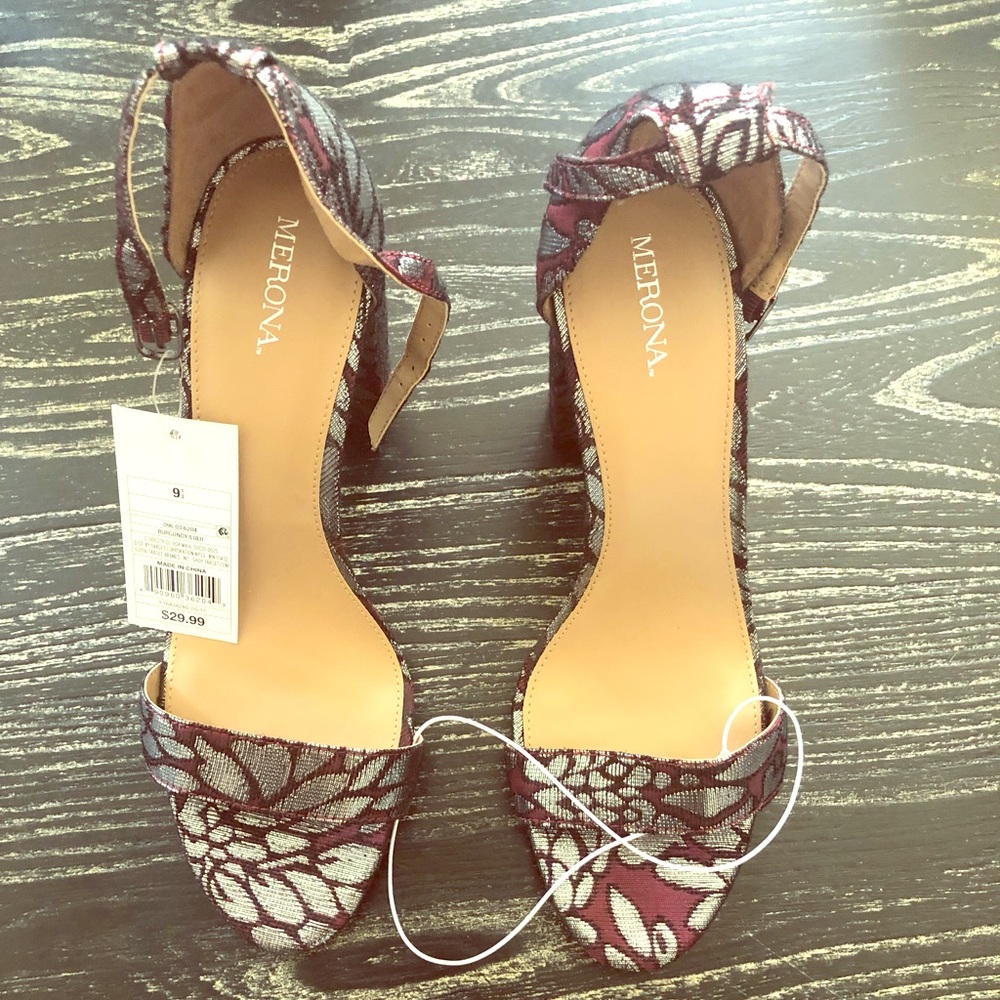 Brocade heels